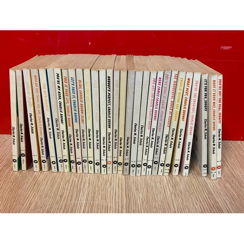 524 - Peanuts Snoopy Books by Charles M Schulz 1 to 30 (Book 17 missing)