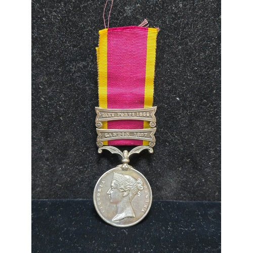 480 - 1861 Naval Issue, Second China War Medal c/w Canton & Taku Forts 1860 Bars