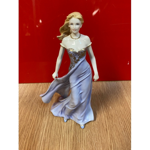 591 - Royal Worcester "Amanda" Summer romance Figurine modelled by Peter Holland