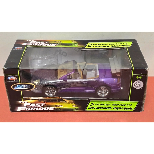 Joyride Ertl Fast & Furious 1:18, 2001 Mitsubishi Eclipse Spyder