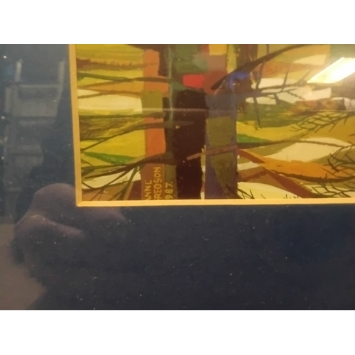 9 - 2 Framed, Signed Prints app. 45x35cm