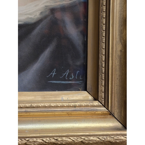 17 - Late c19th Framed Lithograph by Angelo Asti. 26