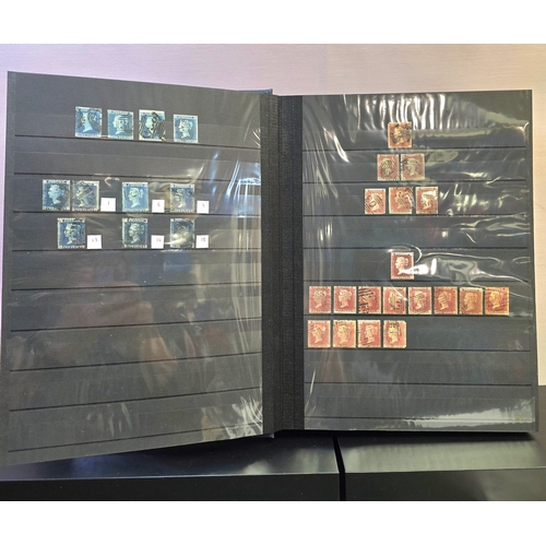 519 - Large Collection of Early British Stamps inc. Reds, Blues, Greens (E)