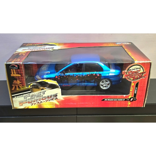 917 - Very Rare Joyride Fast & Furious Tokyo Drift 2002 Mitsubishi Lancer Evo VII in Blue