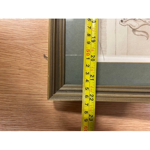 7 - 2 x Boris O'Klein Dirty Dogs of Paris Signed 1930's Prints Coloured 11 x 22 inches