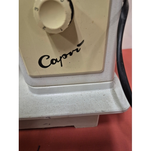 83 - Vintage electric singer sewing machine with foot peddle.