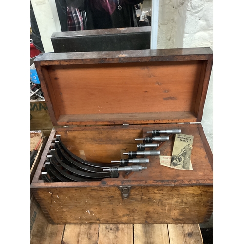 318 - Set of Brown & Sharpe Micrometers 6 - 12 inch