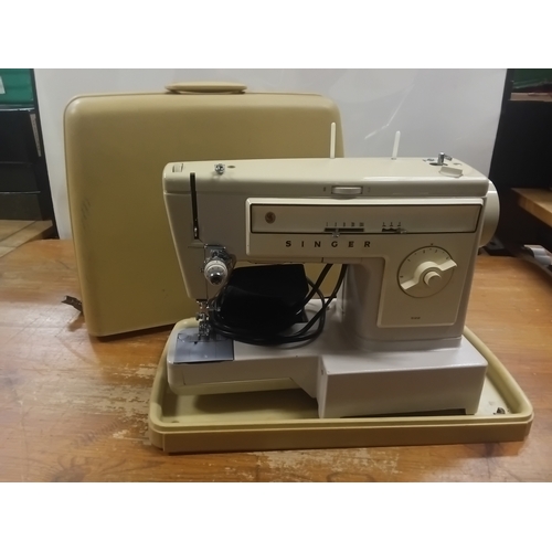 Vintage electric singer 507 sewing machine.