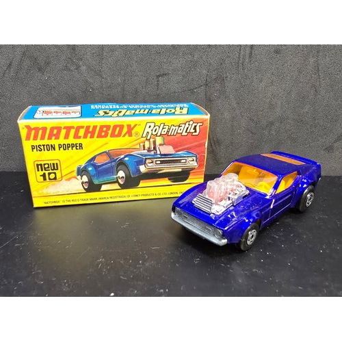 Matchbox No10 'Rola-Matics' Piston Popper with Box
