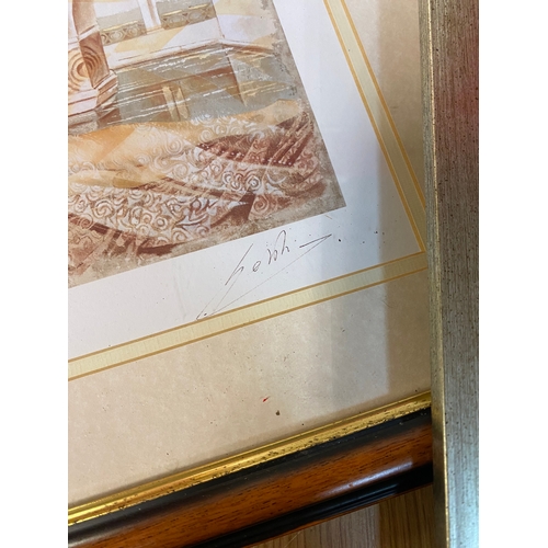 8A - Collection of Framed Lady Prints to include a Limited Edition