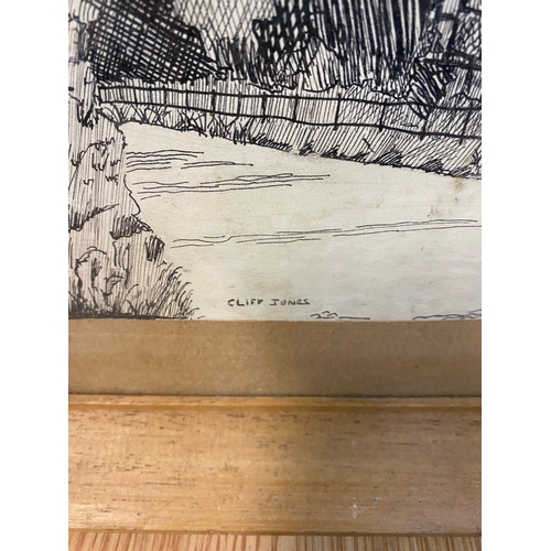 13 - Black & White Signed Ink Drawing