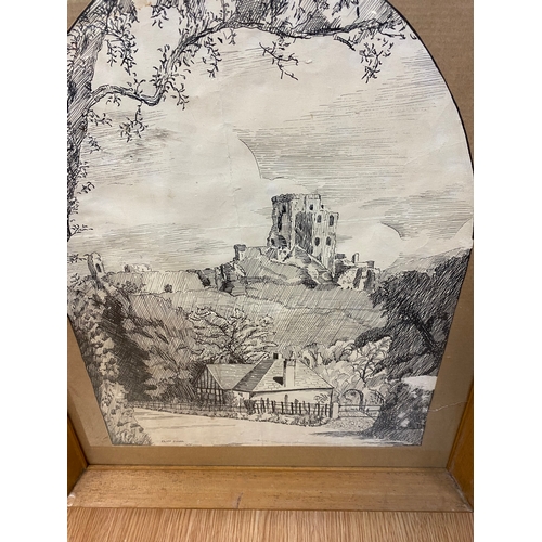 13 - Black & White Signed Ink Drawing