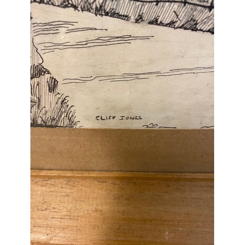 13 - Black & White Signed Ink Drawing