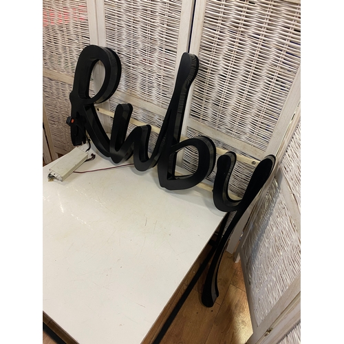 181A - Ruby Light Up Sign 970 mm