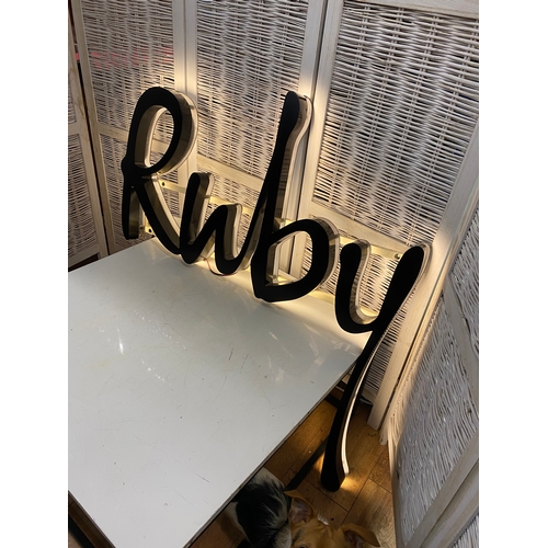181A - Ruby Light Up Sign 970 mm