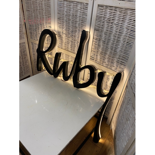 181A - Ruby Light Up Sign 970 mm