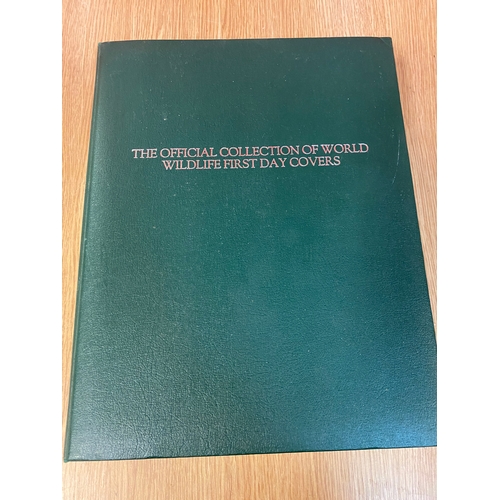 Official Collection of World Wildlife First Day Covers in Album