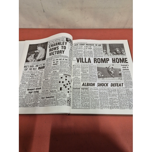 48A - Football History News paper Headlines Aston Villa 1905.