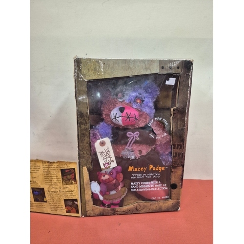55A - collectible Teddy scares boxed.