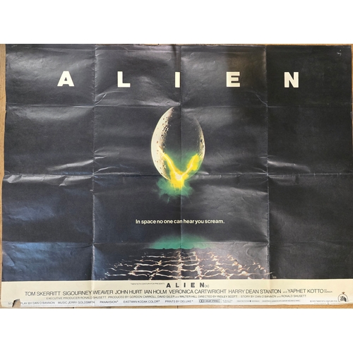 780 - Original 1979 'Alien' Movie Theatre Advertising Poster