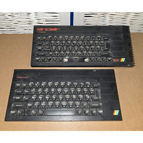 2 x Sinclair ZX Spectrum 128k. One 'Toast Rack' Model