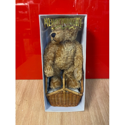 760 - Merry Thought Teddy Bears Picnic Growler Bear, Limited Edition No.100 of 2450.  Light Brown in colou...