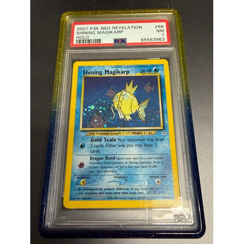 920A - 2001 P.M.Neo Revelation Shining Magikarp Holo PSA Grade 7 Pokemon Card