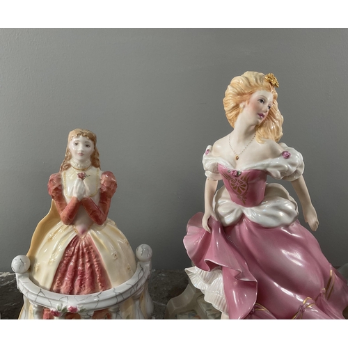 1036 - Three Royal Worcester porcelain, ltd edition,1146/2500 