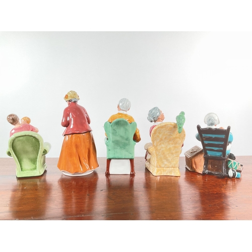 1059 - Royal Doulton: a collection of five figures comprising 