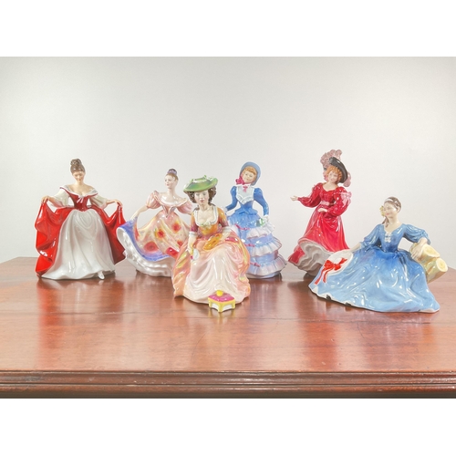 1064 - Royal Doulton: a collection of six figures comprising 