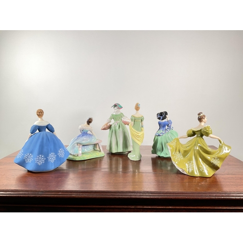 1082 - Royal Doulton: a collection of six figures comprising 