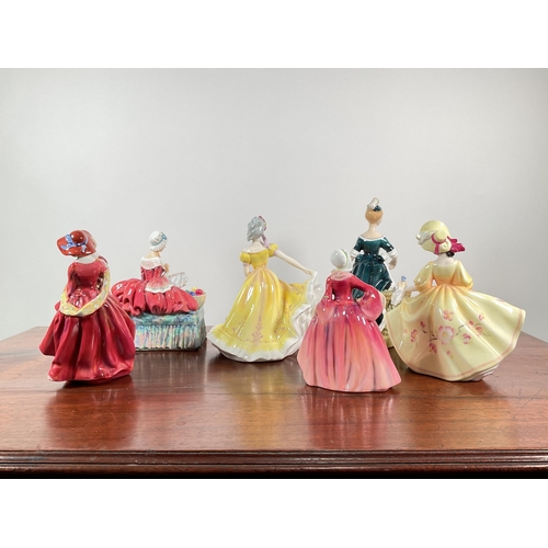 1083 - Royal Doulton: a collection of six figures comprising 