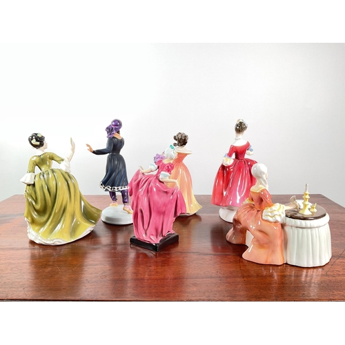 1087 - Royal Doulton: a collection of six figures comprising 