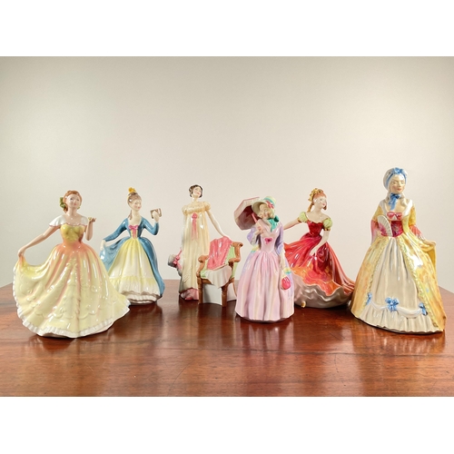 1088 - Royal Doulton: a collection of six figures comprising 