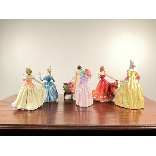 1088 - Royal Doulton: a collection of six figures comprising 