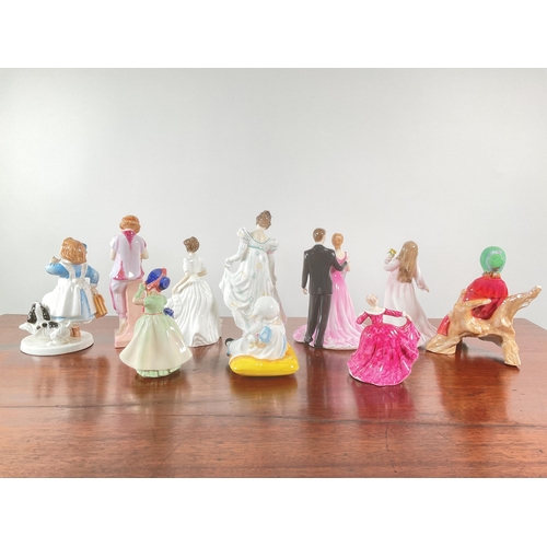 1093 - Royal Doulton: a collection of ten figures comprising 