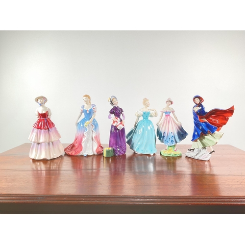 1096 - Royal Doulton: a collection of six figures comprising 