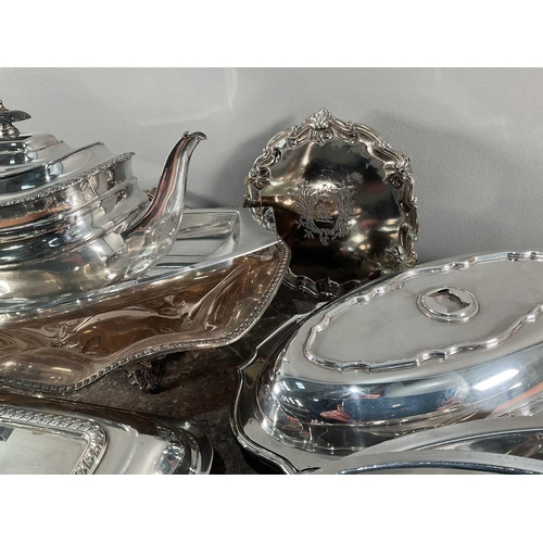 1324 - A large collection of siver plated items from makers including Mappin and Webb.Varied condition some... 