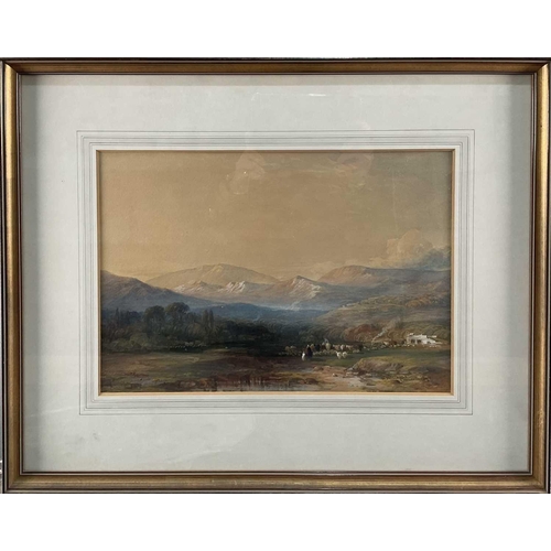 1207 - William Williams of Plymouth (1808– 1895); rural landscapes, two watercolours, both signed, framed a... 