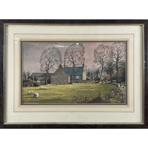 1218 - William 'Bill' Kirby (British, 1934 - 2019), four northern scene watercolours, 'Mill View Riding Sch... 