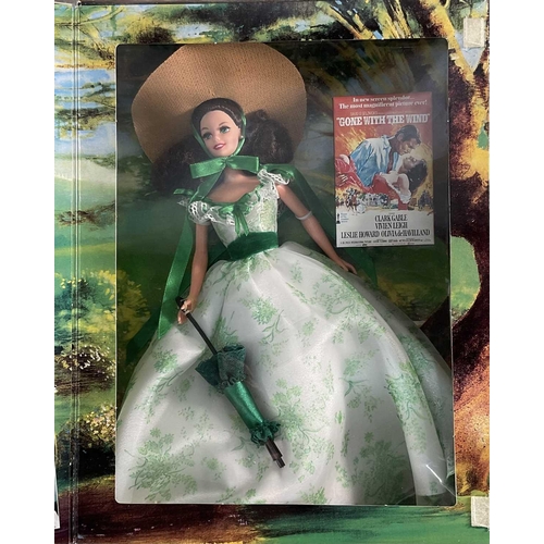 1288 - A collection of boxed Barbie 'Hollywood Legends' comprising six different Barbie as Scarlett O'Hara ... 