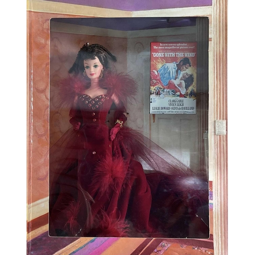 1288 - A collection of boxed Barbie 'Hollywood Legends' comprising six different Barbie as Scarlett O'Hara ... 