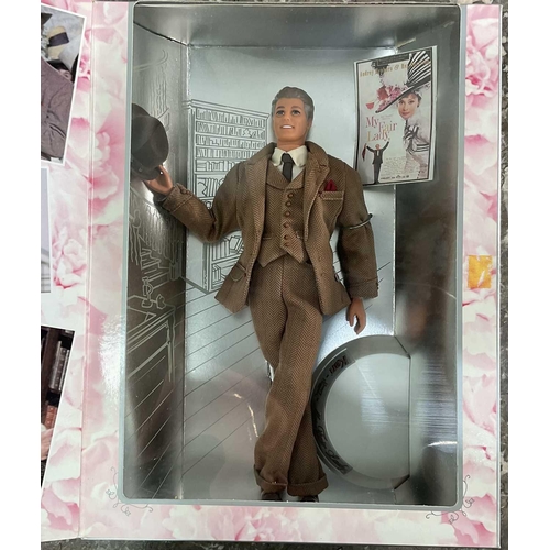 1289 - A collection of Barbie in My Fair Lady comprising five Barbie as Eliza Doolittle in differing outfit... 