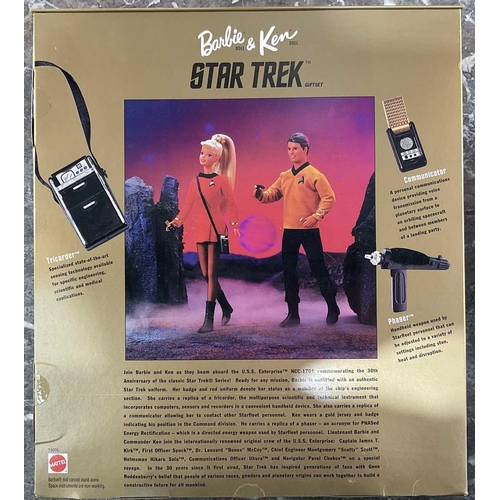 1292 - A collection of boxed Barbie, Ken and other collectors dolls comprising Barbie and Ken Startrek, Ken... 