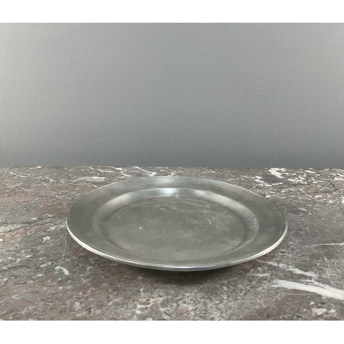 1231 - La Bottega Del Peltro; a large collection of Italian pewter tableware of varying sizes, the smallest... 