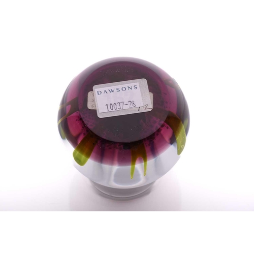 23 - Colin Terris, a rare 'Artists Proof' 'Sonata' bottle and weight set, the bottle having blue flower d... 