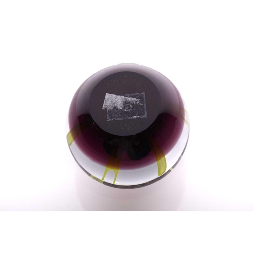 23 - Colin Terris, a rare 'Artists Proof' 'Sonata' bottle and weight set, the bottle having blue flower d... 