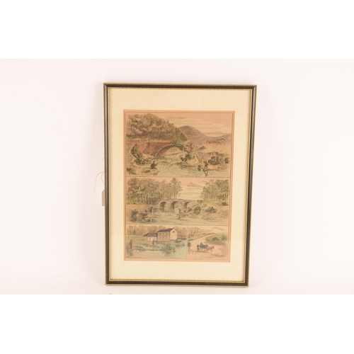 1228 - Five prints of Warwick and its surrounding areas in various sizes and styles, the largest 35 cm x 24... 