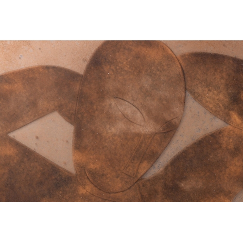 1229 - Lam Lee (20th century), pair of female nudes, prints, 58 cm x 45 cm, in heavy wood-backed frames. Ge... 