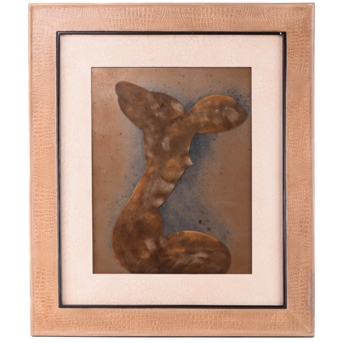 1229 - Lam Lee (20th century), pair of female nudes, prints, 58 cm x 45 cm, in heavy wood-backed frames. Ge... 